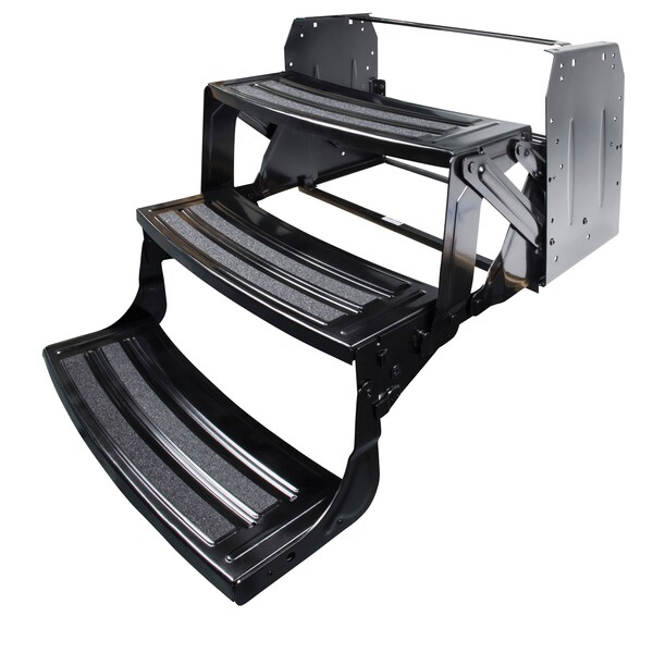 Lippert Lippert 432690 24" Radius Corner Manual Step - Triple, 9" Rise 432690 - main